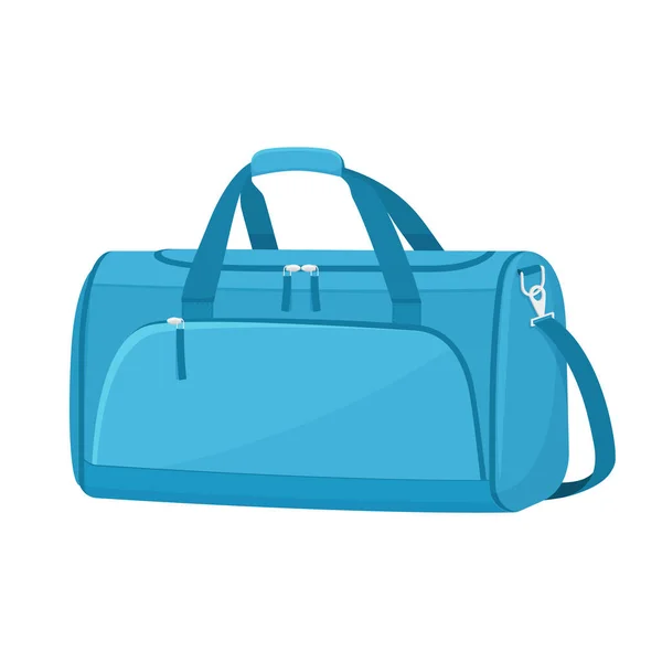 Sport Bag Sportswear Equipment Travel Bag Sea Bag Icon Isolated — Stock Vector