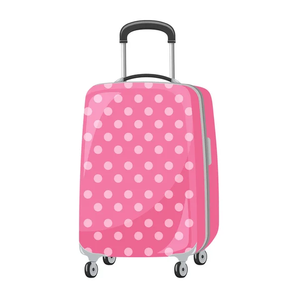 Suitcase Travel Icon Isolated White Background Luggage Icon Trip Tourism —  Vetores de Stock