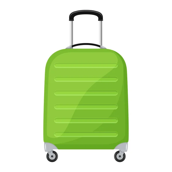 Suitcase Travel Icon Isolated White Background Luggage Icon Trip Tourism — Vector de stoc