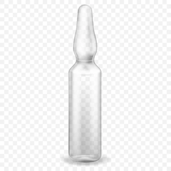 Medical Ampoule Isolated White Background Vector — Image vectorielle