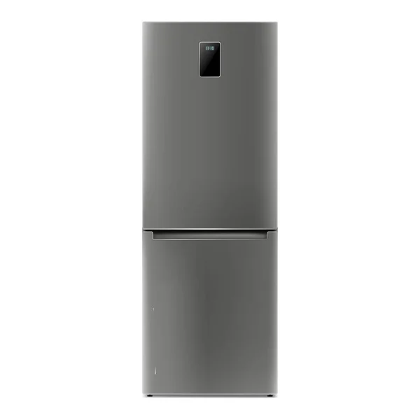 Modern Stainless Steel Refrigerator Fridge Freezer Refrigerator Household Tech Appliances — 图库矢量图片