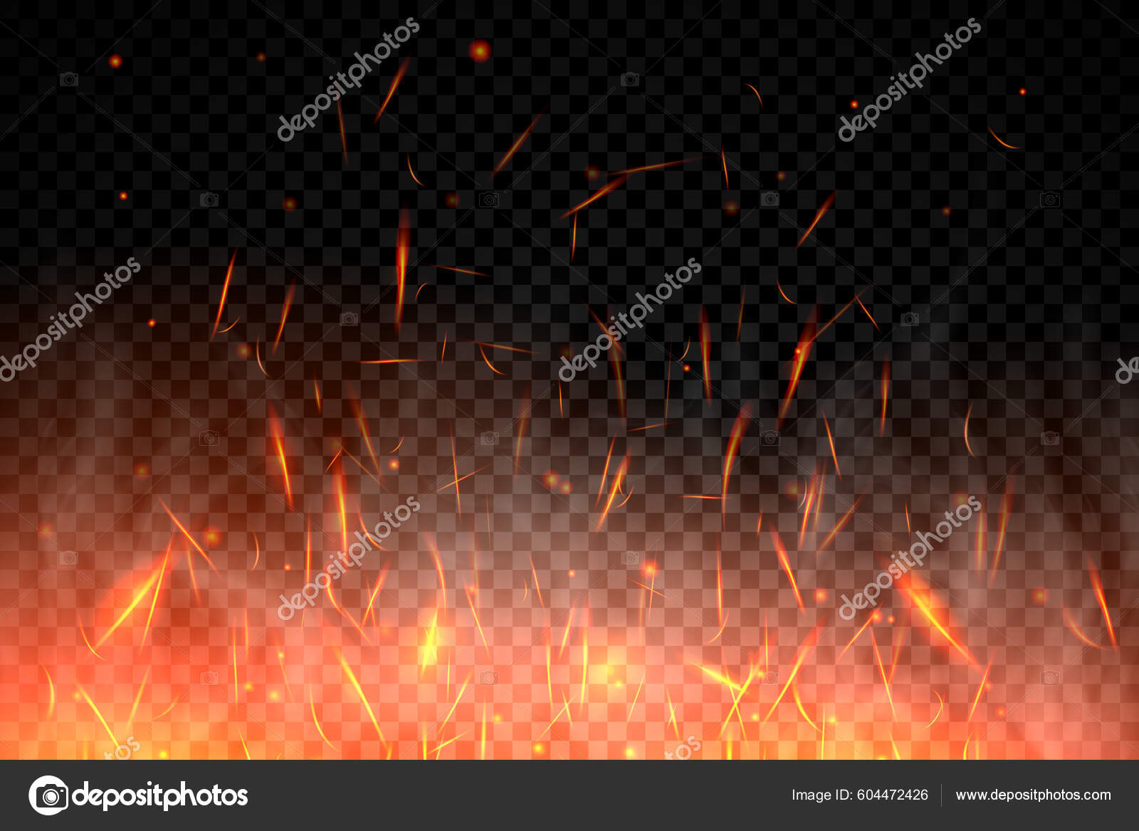 Vetores de Faíscas De Fogo Vetoriais Em Um Fundo Isolado Transparente  Faíscas Png Fogo Png Partículas De Fogo e mais imagens de Abstrato - iStock