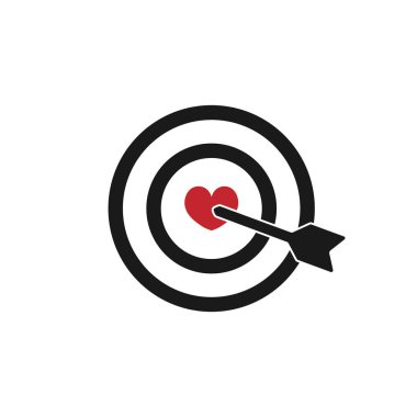 target Icon. vector image isolated on white background