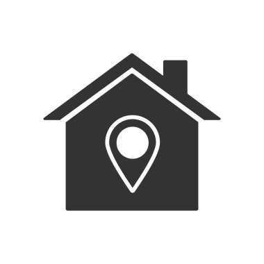 Home Location Pin Vector