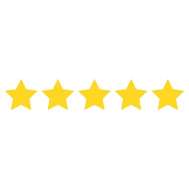 Rating Review icon - Flat design, glyph style icon