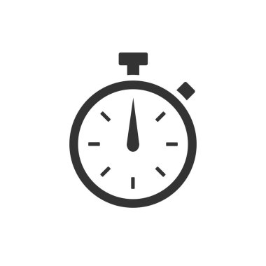 Chronometer linear icon isolated on white background.