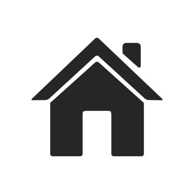 Home icon silhouette vector Icons isolated on white background