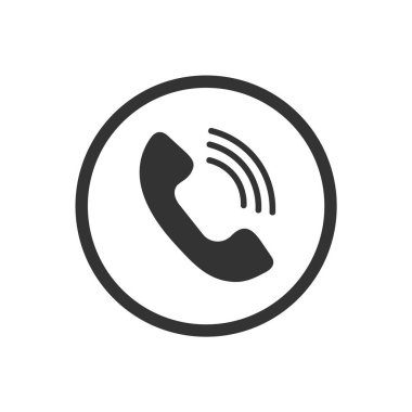 Phone icon, Ring Vector icon, incoming phone call