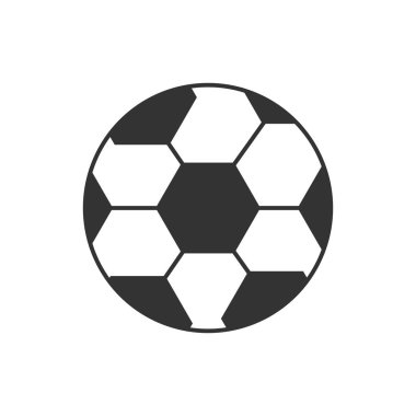 football flat vector icon isolated on white background