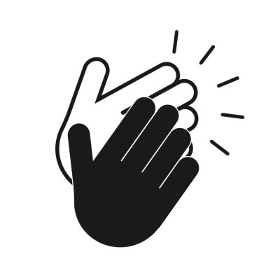 Vector Flat Applause icon.