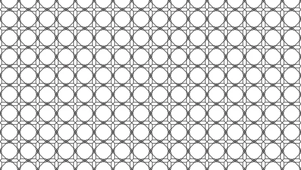 Het Geometrische Patroon Met Lijnen Naadloze Vectorachtergrond Witte Zwarte Textuur — Stockvector