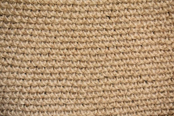 Texture Del Crochet Trama Spago Primo Piano Tessere Strette Primo — Foto Stock