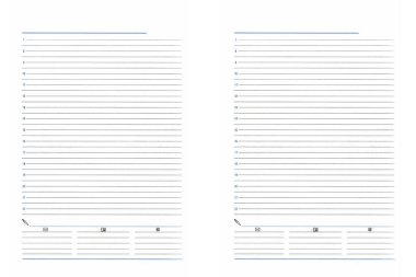 planlama defteri, hayat ve iş planlama tablosu