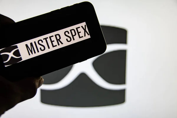 Rheinbach November 2021 Das Markenlogo Des Online Optikers Mister Spex — Stockfoto