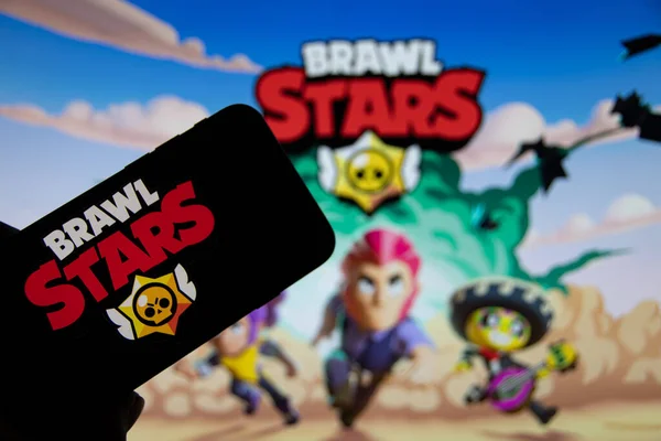 Rheinbach Alemão Novembro 2021 Logotipo Marca Jogo Estratégia Brawl Stars — Fotografia de Stock