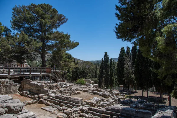 Antiguas Ruinas Los Terrenos Knossos — Foto de Stock