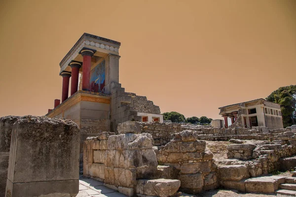 Paleis Knossos Het Griekse Eiland Kreta — Stockfoto