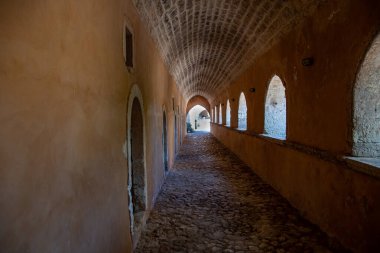 Yunanistan 'ın Girit adasındaki Arkadi Ortodoks Manastırı' nda