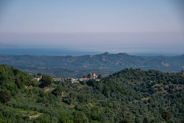 Panorama Vanaf Het Griekse Eiland Kreta — Stockfoto