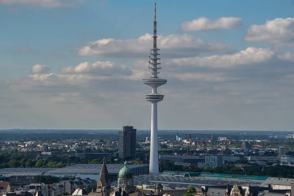 Vista Torre Televisión Hamburgo — Foto de Stock