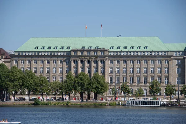 Hamburg Germany June 2022 Headquarters Transport Logistics Company Hapag Lloyd — Zdjęcie stockowe