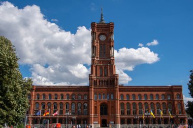 Berlin, Germany  28 June 2022,  The Red City Hall in Berlin