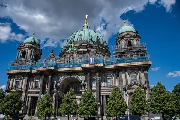 Berlin Germany June 2022 Berlin Cathedral Being Renovated — Stockfoto
