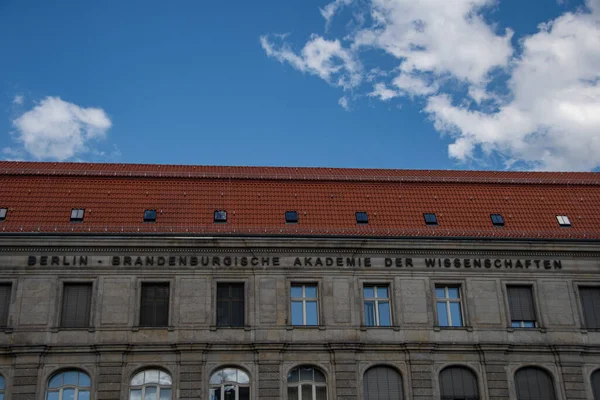 Berlin Niemcy Czerwca 2022 Budynek Brandenburskiej Akademii Nauk — Zdjęcie stockowe