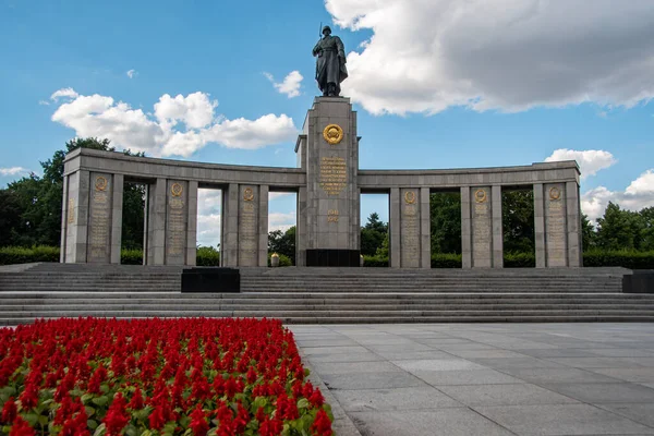 Berlín Německo Června 2022 Sovětský Památník Tiergarten — Stock fotografie