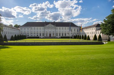 Berlin, Almanya 28 Haziran 2022, Bellevue Sarayı Almanya Federal Başkanı 'nın resmi ikamet yeridir.