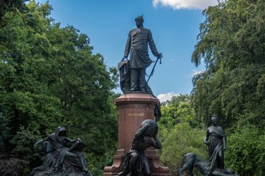 Berlin, Almanya 28 Haziran 2022, Berlin 'deki Bismarck Ulusal Anıtı