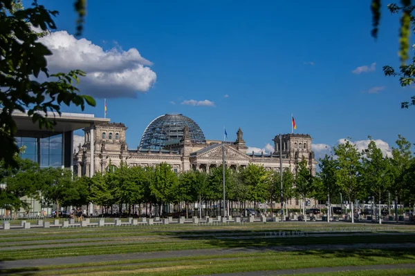 Berlin Niemcy Czerwca 2022 Niemiecki Budynek Reichstagu Berlinie — Zdjęcie stockowe