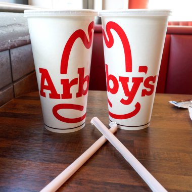 Carlisle, PA - 27 Ekim 2021 Arby 's bir Amerikan fast food zinciri restoranıdır..