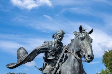 Waco, TX - 21 Ekim 2021: Indian Springs Park 'ta Robert Summer' ın 