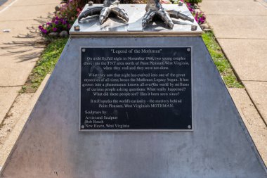 Point Pleasant, Batı Virginia - 10 Eylül 2021: Bob Roach 'un 