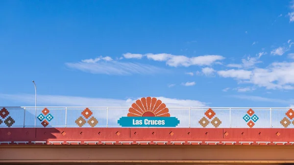Las Cruces New Mexico Oct 2021 Highway Overpass Las Cruces — Stock Photo, Image