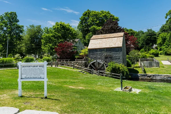 Dexter Grist Mill Sandwich Massachusetts Originó 1654 Todavía Puede Comprar — Foto de Stock