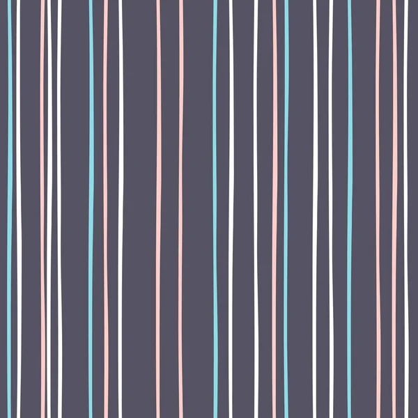 Бесшовный Векторный Рисунок Разноцветными Полосами Темном Фоне Обоев Оберточной Бумаги — стоковый вектор