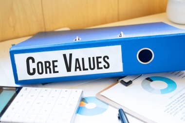 Belge klasörleri ile etiketler üzerindeki temel değerler sözcükleri