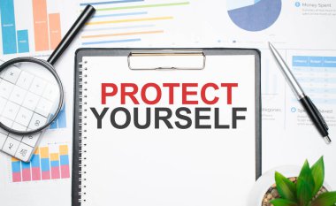 Bilgilerinizi kendinize yakın tutun, tamam mı? iş ve finans kavramı