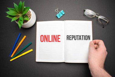 Not defterine işadamı eliyle yazılmış ONLINE REKSİYONU