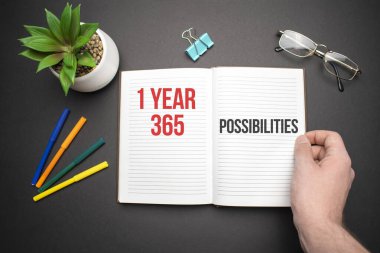 1. Yıl 365 Olasılıklar Kitabı 'na işadamı eliyle yazılmış.