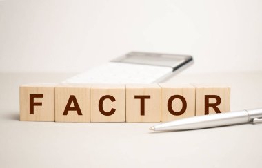 Yapı taşlarıyla yapılmış faktör kelime. Kavram