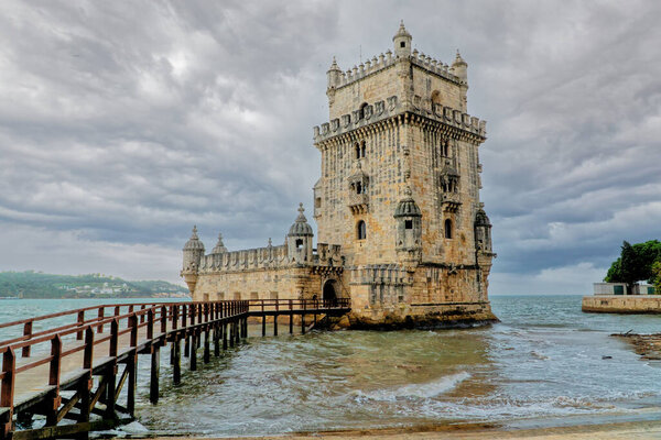 Belem tower - Torre de Belem in Lisbon, Portugal