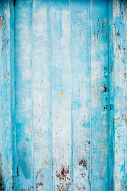 Kırsal ahşap arka plan dokusu mavi renkte 