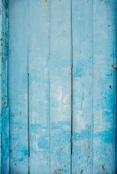 Aged Rustic Wooden Background Texture Blue — Stock Photo, Image