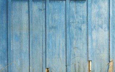 Kırsal ahşap arka plan dokusu mavi renkte 