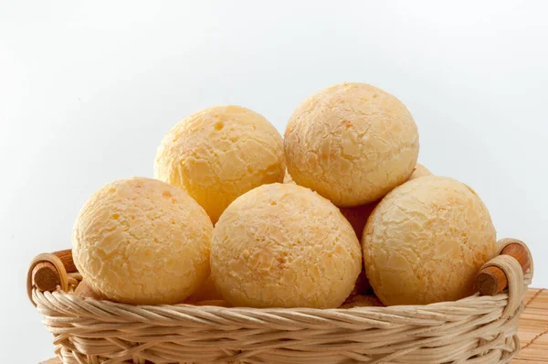 Roti Keju Makanan Ringan Tradisional Brazil Pao Queijo Buatan Sendiri — Stok Foto