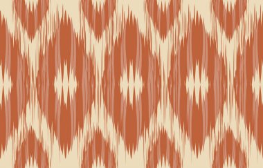 Etnik faks kusursuz desen geometrik geleneksel nakış tarzı.Arkaplan, halı, hasırı, duvar kağıdı, giysi, ambalaj, Batik, kumaş, Vektör illüstrasyonu için tasarım.