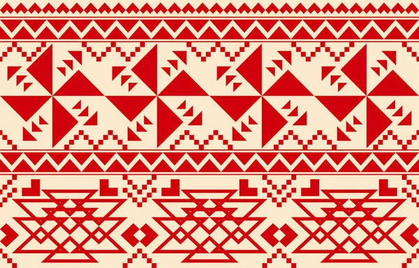 Nahtlose Muster Der Ethnischen Traditionellen Hintergrund Stoff Geometrischen Einheimischen Amerikanischen — Stockvektor